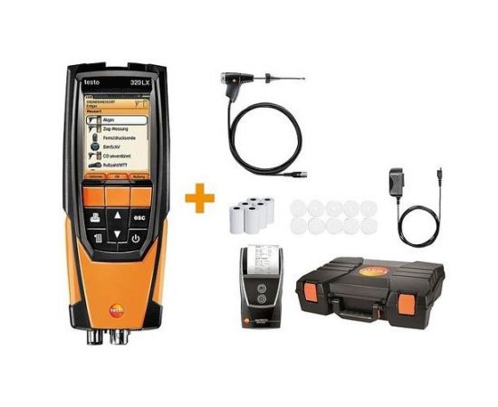 Máy đo khí thải Testo 320 LX O2 CO bù H2